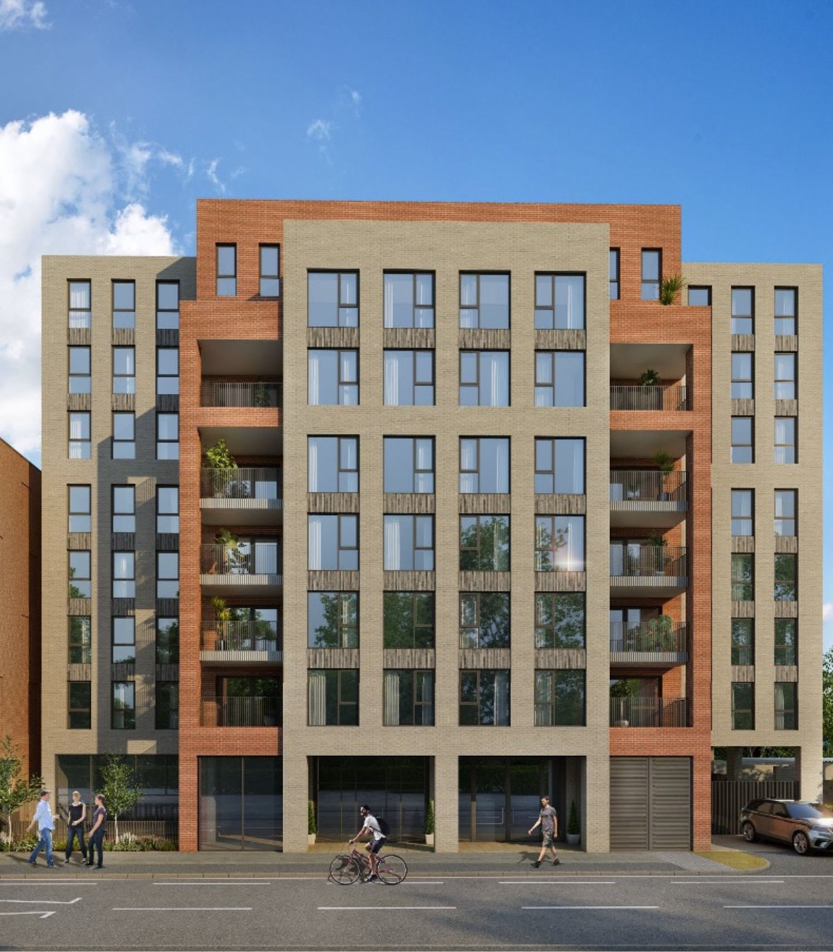 55 new build apartments